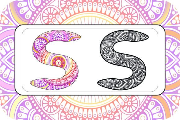 Download Layered Alphabet S Letter 3D Mandala SVG - Mandala svg Collection