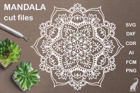 Download Floral Mandala SVG Cut File - Mandala svg Collection