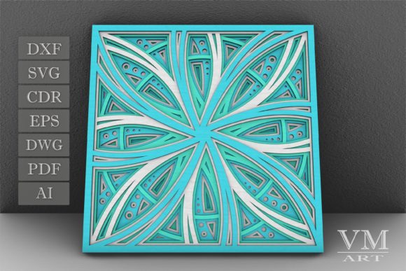 Download Flower Mandala SVG, Layered Mandala SVG - Mandala svg Collection